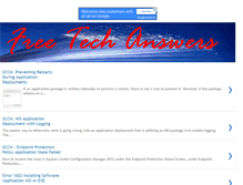 Tablet Screenshot of freetechanswers.com